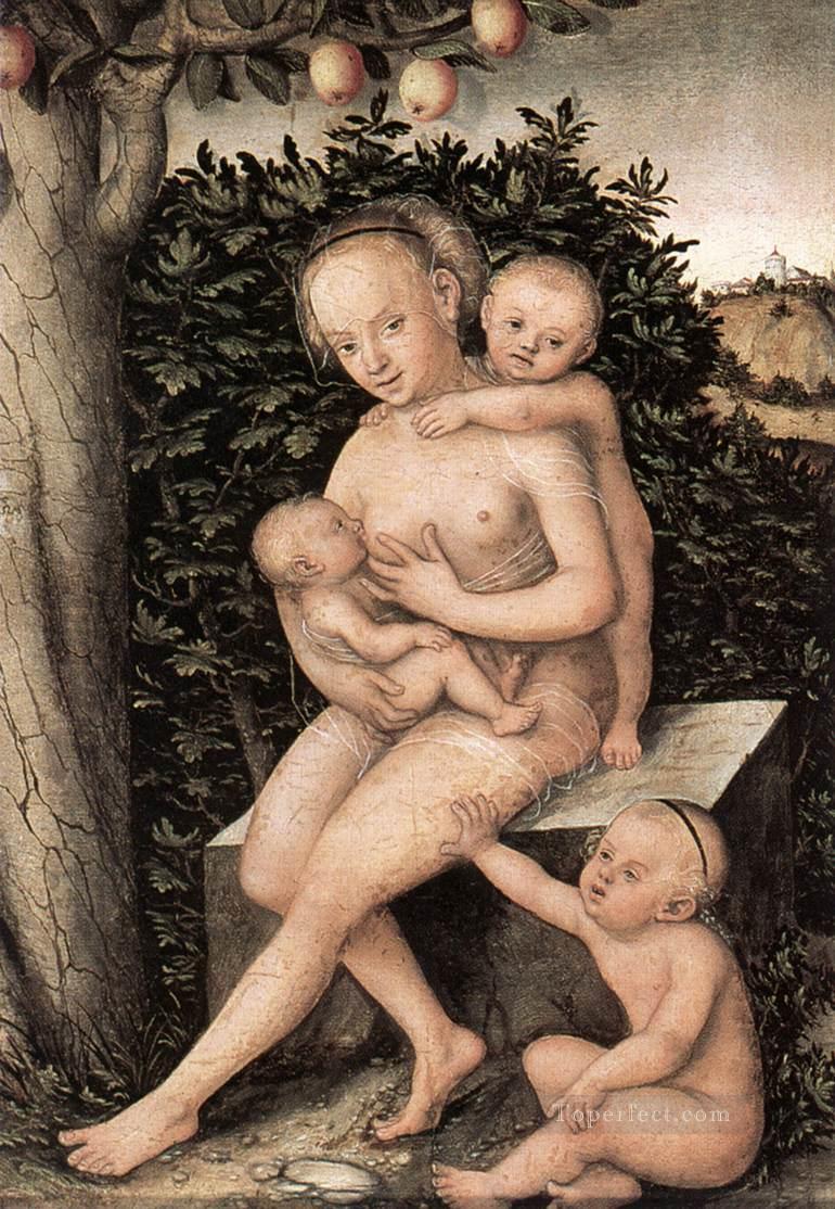 Charity Lucas Cranach the Elder Oil Paintings